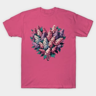 Purple Lilac Bush T-Shirt